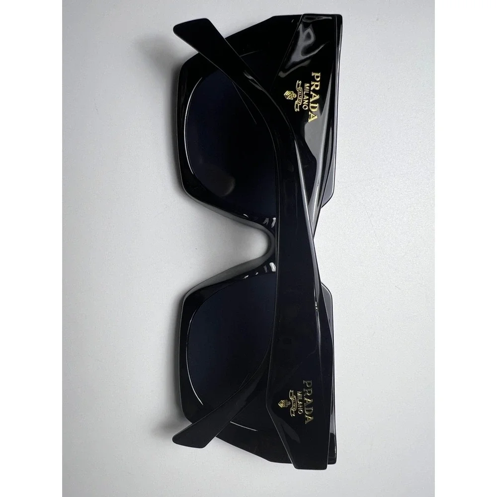 PRADA Symbole Geometric Black Sunglasses PR 15WS LNWOT